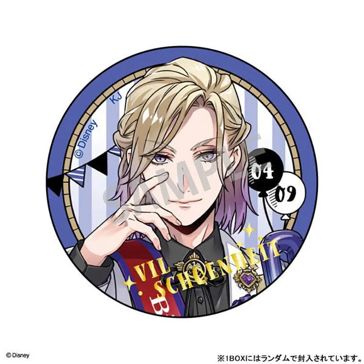Twisted Wonderland Anime Merch - Trading Tin Badge Birthday Boy Ver. Vol.2 (1 Random) - Doki Doki Land