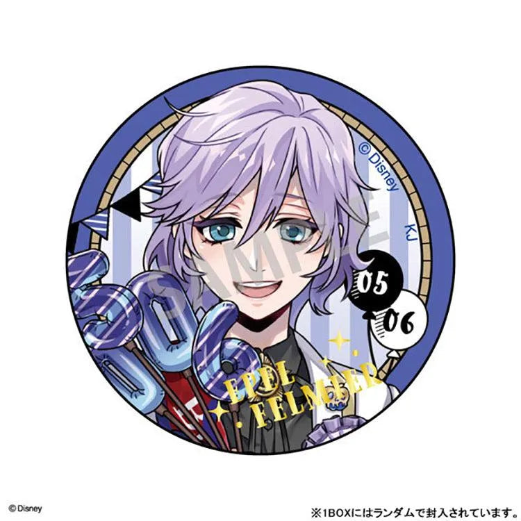 Twisted Wonderland Anime Merch - Trading Tin Badge Birthday Boy Ver. Vol.2 (1 Random) - Doki Doki Land