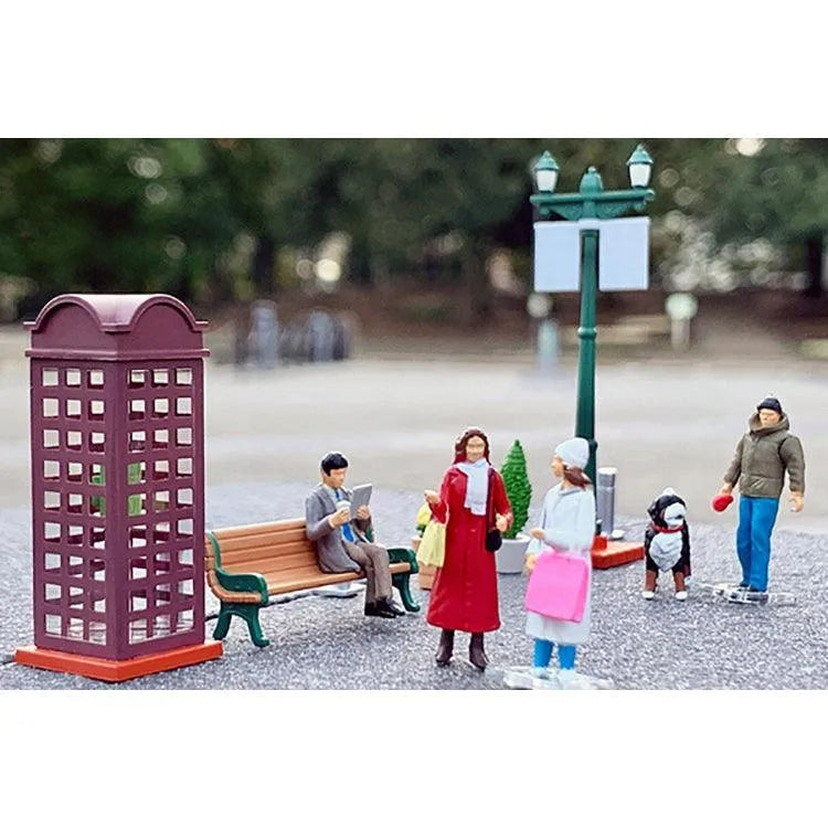 Vintage Diocolle 64 Scale Figure - #09a Car Snap Holiday Street 1/64 - Doki Doki Land