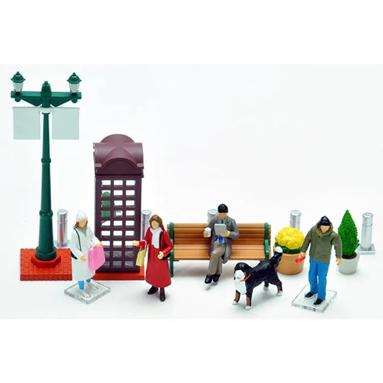 Vintage Diocolle 64 Scale Figure - #09a Car Snap Holiday Street 1/64 - Doki Doki Land