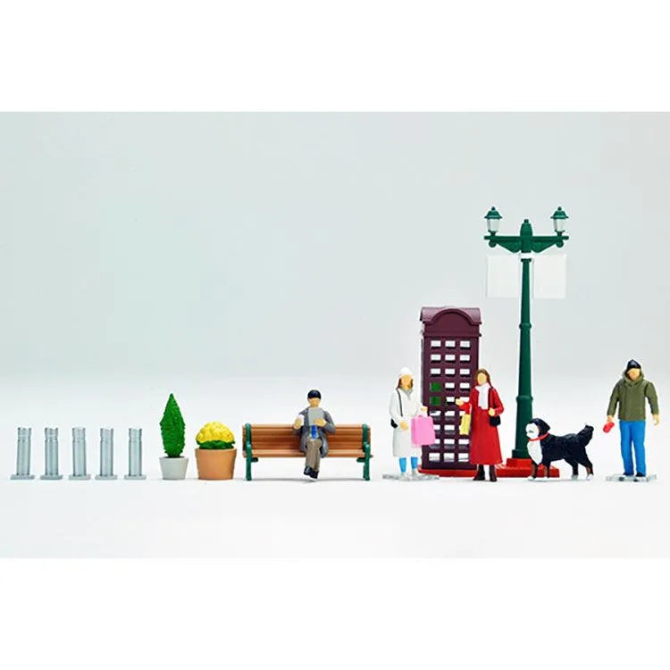 Vintage Diocolle 64 Scale Figure - #09a Car Snap Holiday Street 1/64 - Doki Doki Land