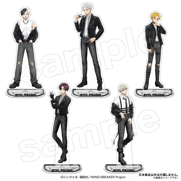 Wind Breaker Anime Merch - Hayato Suo Rock Leather Ver. Acrylic Stand
