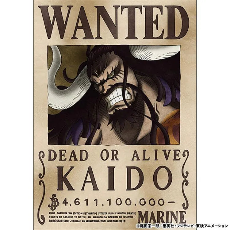 “One Piece" Anime Merch - Marine Issued Official Wanted Poster - Doki Doki Land