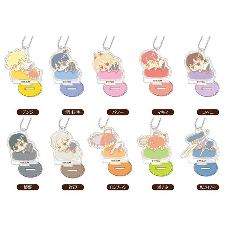 Chainsaw Man Shokugan - Hug Meet Mini Acrylic Stand Keychain (1 Random) - Doki Doki Land
