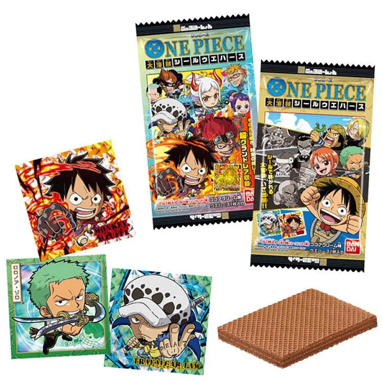 One Piece Shokugan - Pirate Sticker Wafer - Doki Doki Land