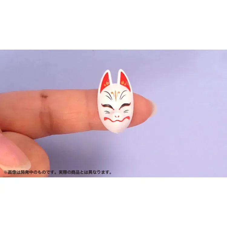Painted Plastic Model - Pripra Masks for Figures "Japanese Style" 1/12