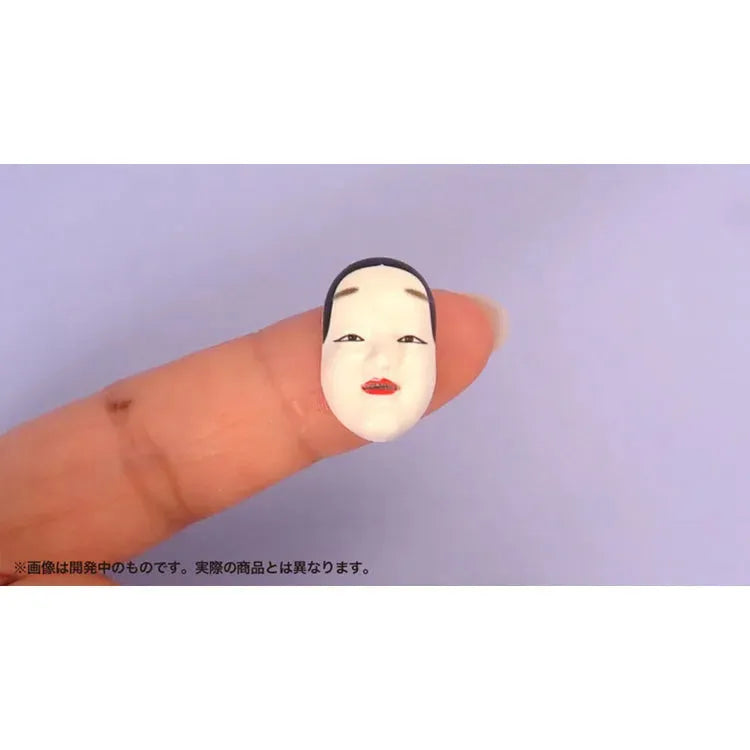 Painted Plastic Model - Pripra Masks for Figures "Japanese Style" 1/12