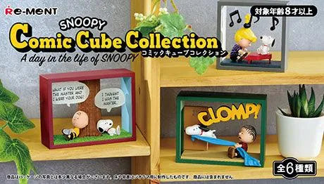 Re-Ment - Snoopy Comic Cube Collection "A day in the life of Snoopy"