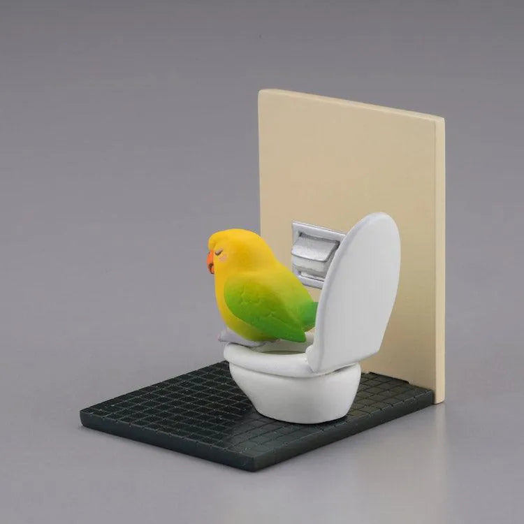 miniQ Miniature Cube - Sato Kunio's Animal Bathroom Break Series 2 - Doki Doki Land