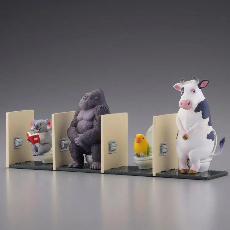 miniQ Miniature Cube - Sato Kunio's Animal Bathroom Break Series 2 - Doki Doki Land