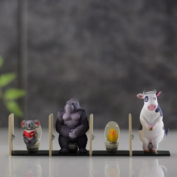 miniQ Miniature Cube - Sato Kunio's Animal Bathroom Break Series 2 - Doki Doki Land