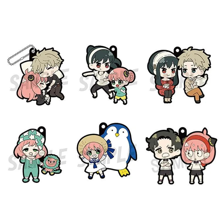 Spy x Family Anime Merch - Rubber Mascot Buddy Collection (6 Types) - Doki Doki Land