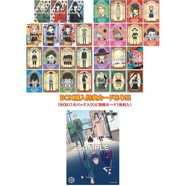 Spy x Family Shokugan - Clear Card Collection 2 - Doki Doki Land