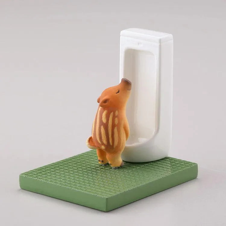 miniQ Miniature Cube - Sato Kunio's Animal Bathroom Break Series 3 - Doki Doki Land