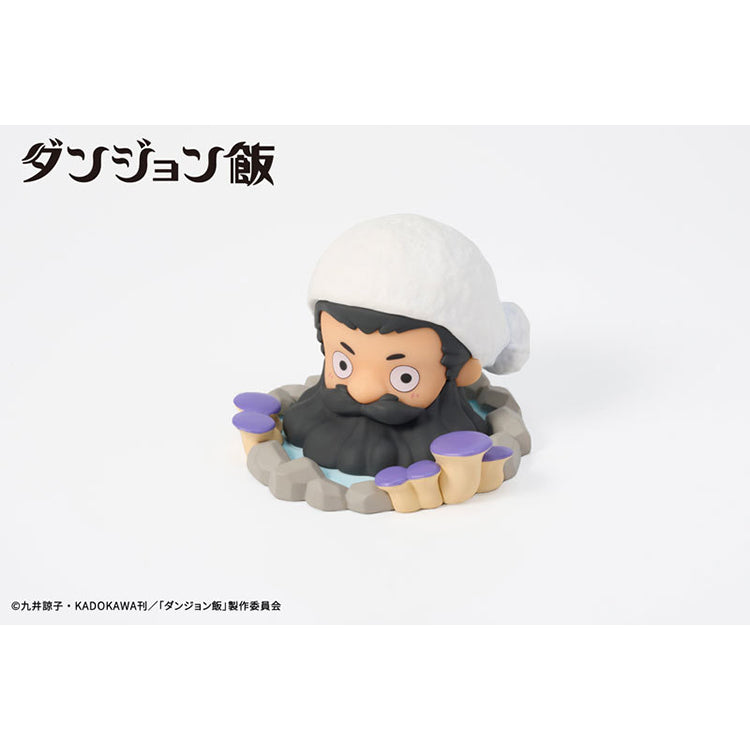 Senshi chibi figure with towel on head and black beard in hot spring, Delicious in Dungeon Like Yu Series