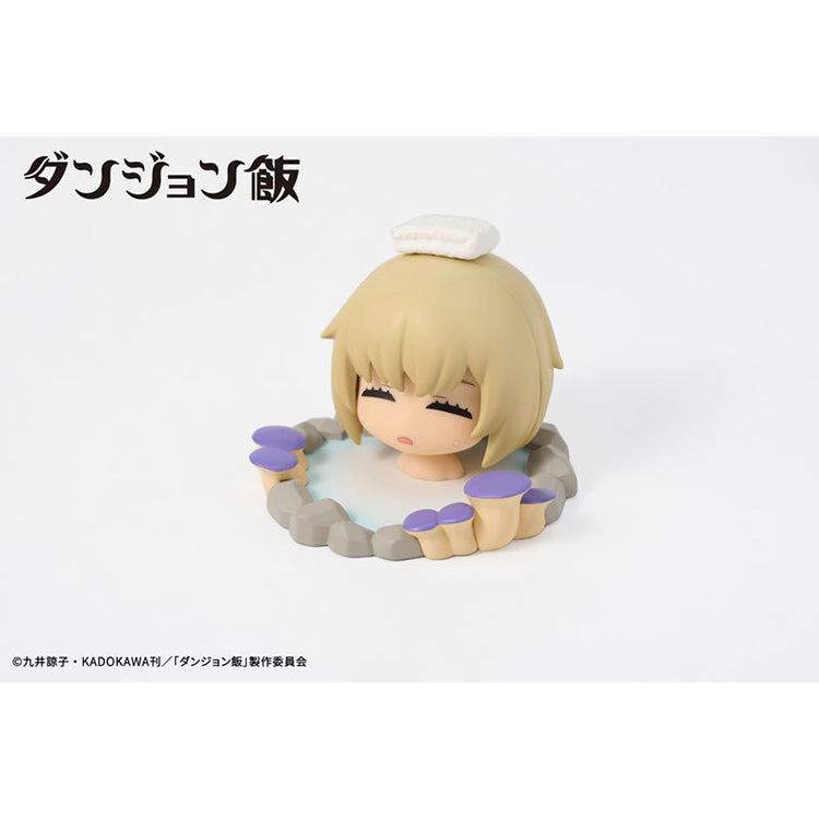 Falin chibi figure with folded towel and closed eyes in hot spring, Delicious in Dungeon Like Yu Series