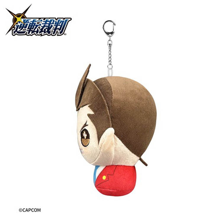 FANTHFUL Ace Attorney Apollo Justice plush keychain, chibi-style character design from the courtroom battle game series.