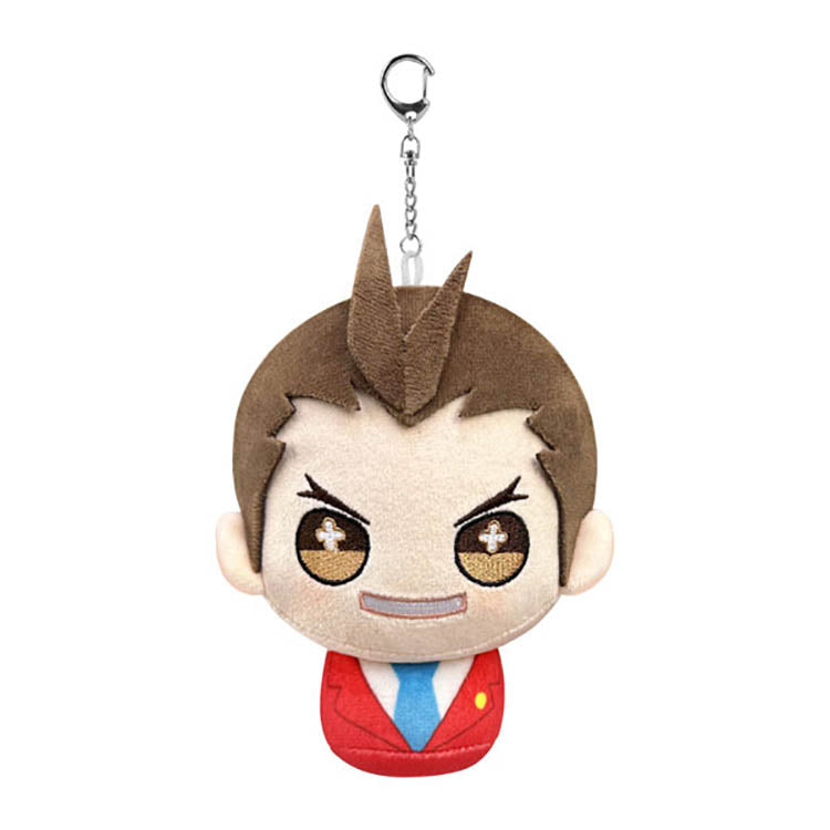 FANTHFUL Ace Attorney Apollo Justice plush keychain, chibi-style character design from the courtroom battle game series.