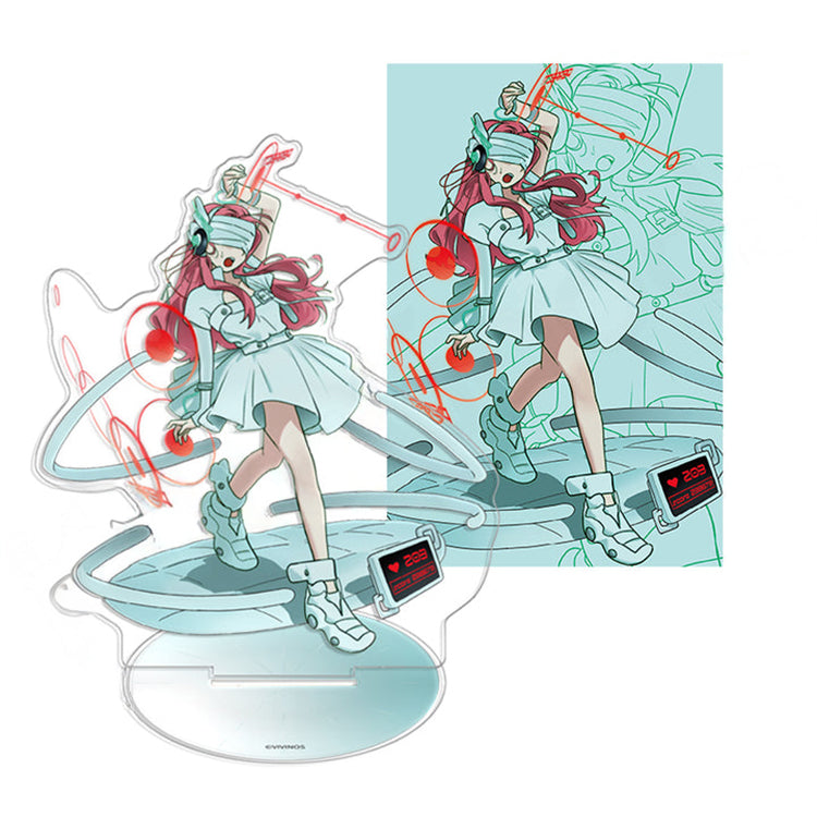 (Pre-Order) Alien Stage Anime Merch - Acrylic Stand & Lenticular Postcard Set