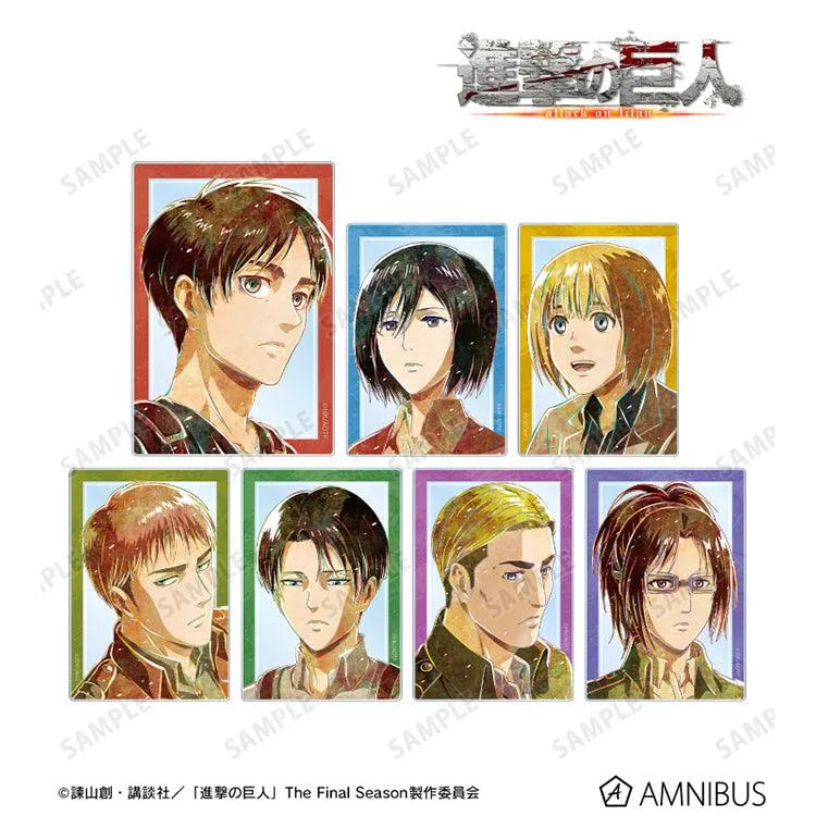 Attack on Titan Anime Merch - Trading Ani-Art Vol.2 Acrylic Card (1 Random) - Doki Doki Land 