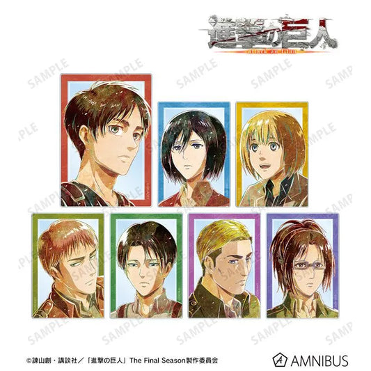 Attack on Titan Anime Merch - Trading Ani-Art Vol.2 Acrylic Card (1 Random) - Doki Doki Land
