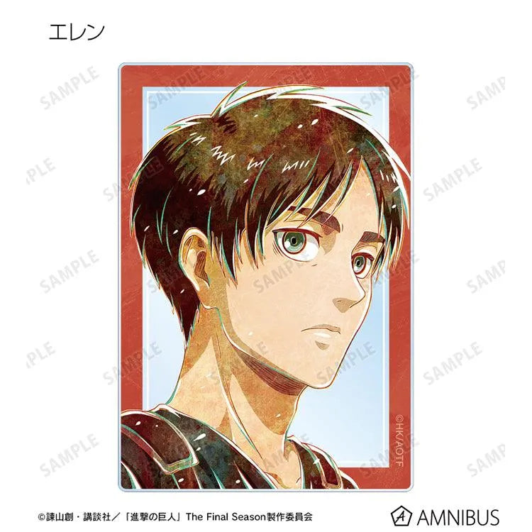 Attack on Titan Anime Merch - Trading Ani-Art Vol.2 Acrylic Card (1 Random) - Doki Doki Land 