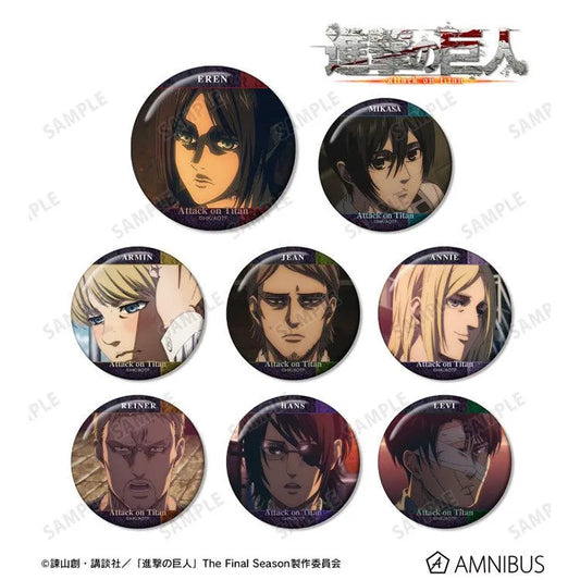 Attack on Titan Anime Merch - Trading Tin Badge vol.9 (1 Random) - Doki Doki Land