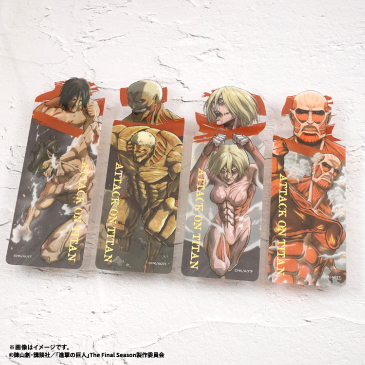 Attack on Titan Shokugan - Clear Bookmark