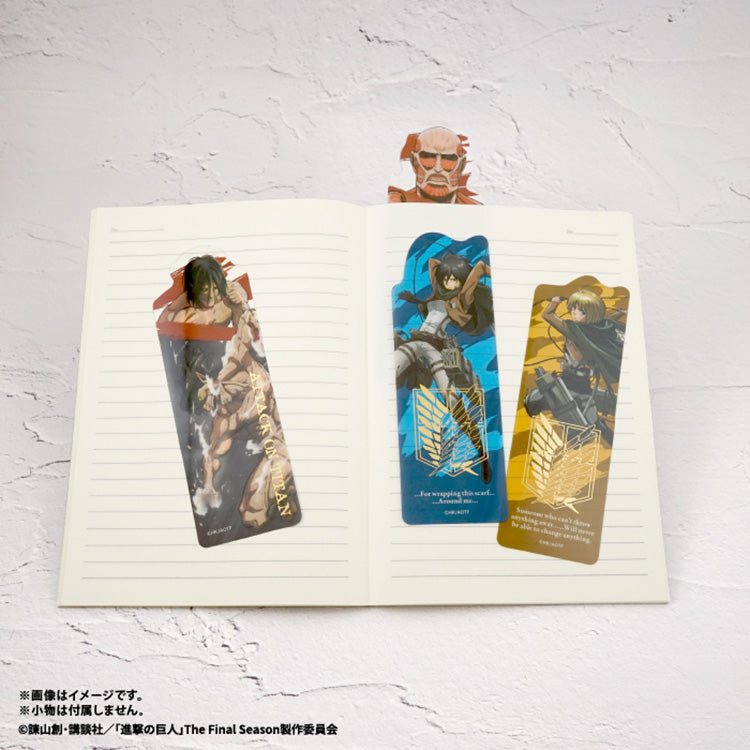 Attack on Titan Shokugan - Clear Bookmark