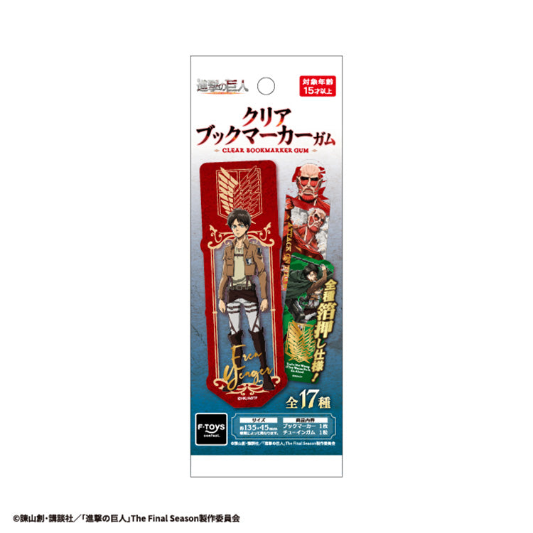 Attack on Titan Shokugan - Clear Bookmark