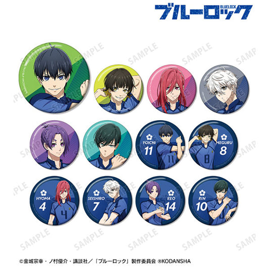 Blue Lock Anime Merch - Can Badge New Illustration Getting Ready Before the Match ver. (1 Random)