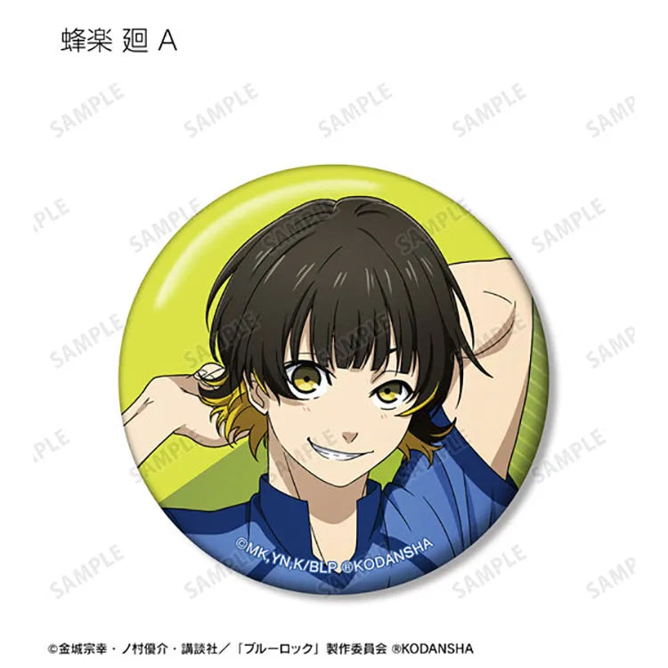 Blue Lock Anime Merch - Can Badge New Illustration Getting Ready Before the Match ver. (1 Random) - Doki Doki Land 