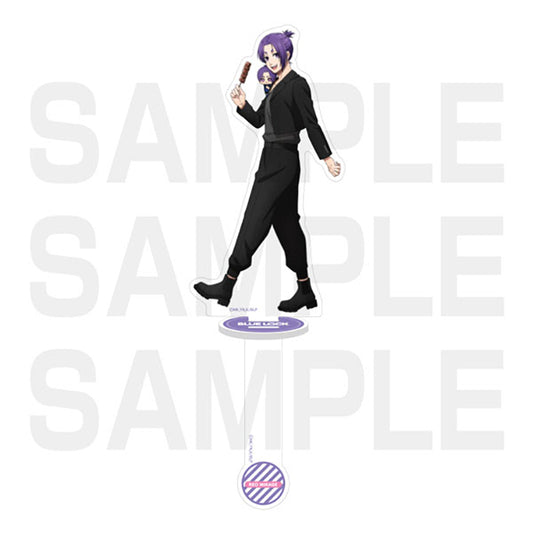 Blue Lock Anime Merch - Reo Mikage Props Walk & Eat Acrylic Stand