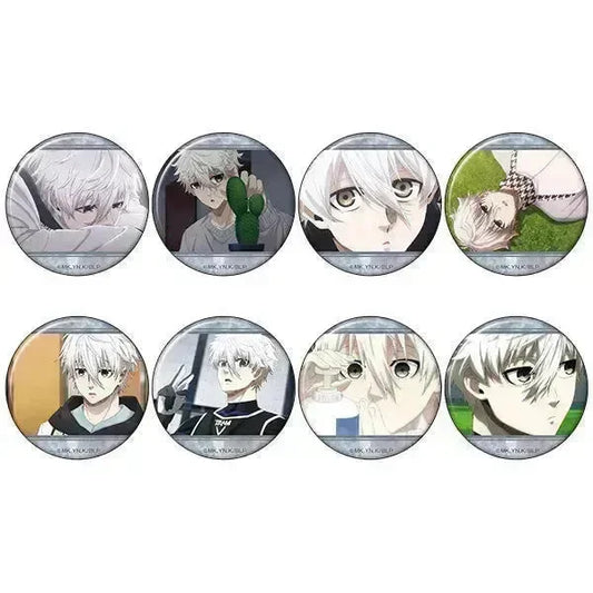 Blue Lock Anime Merch - Seishirou Nagi Oshi Chara Badge Collection Movie -EPISODE Nagi- Ver. (1 Random) - Doki Doki Land
