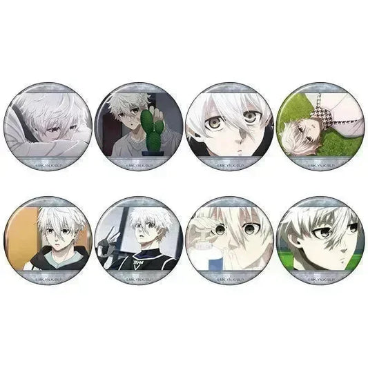 Blue Lock Anime Merch - Seishirou Nagi Oshi Chara Badge Collection Movie -EPISODE Nagi- Ver. (1 Random) - Doki Doki Land