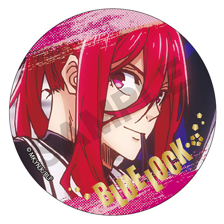 Blue Lock Anime Merch - Trading Foil Stamping Can Badge