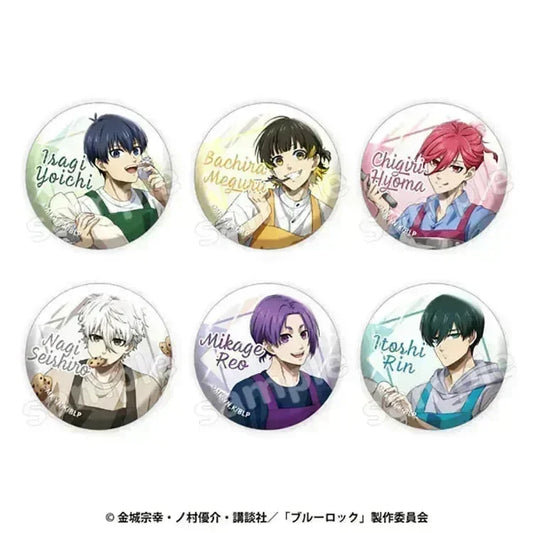 Blue Lock Anime Merch - Trading Tin Badge Sweets (1 Random) - Doki Doki Land