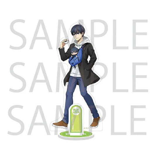Blue Lock Anime Merch - Yoichi Isagi Props Walk & Eat Acrylic Stand - Doki Doki Land