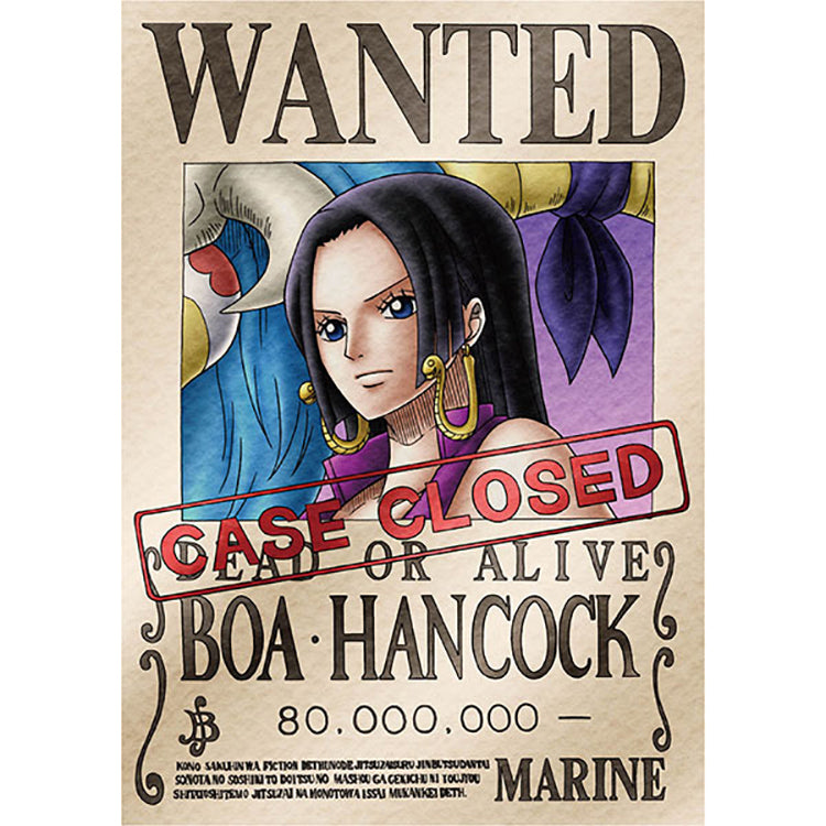 “One Piece" Anime Merch - Marine Issued Official Wanted Poster
