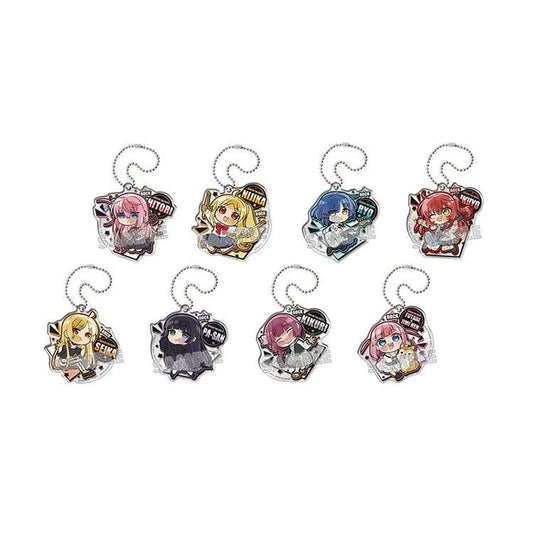 Bocchi The Rock! Anime Merch - Pita! Deforme Acrylic Keychain (1 Random) - Doki Doki Land