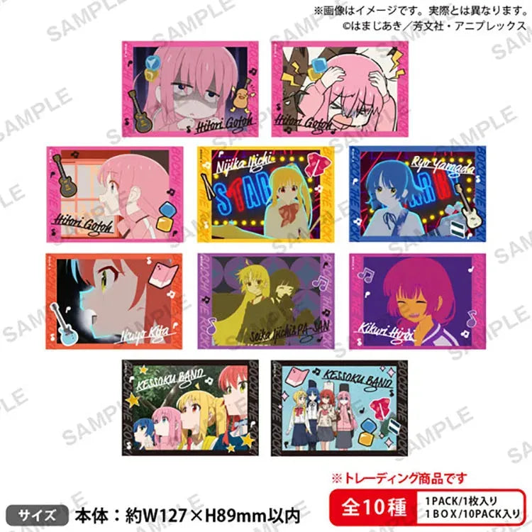 Bocchi The Rock! Anime Merch - Trading Bromide Card (1 Random) - Doki Doki Land 