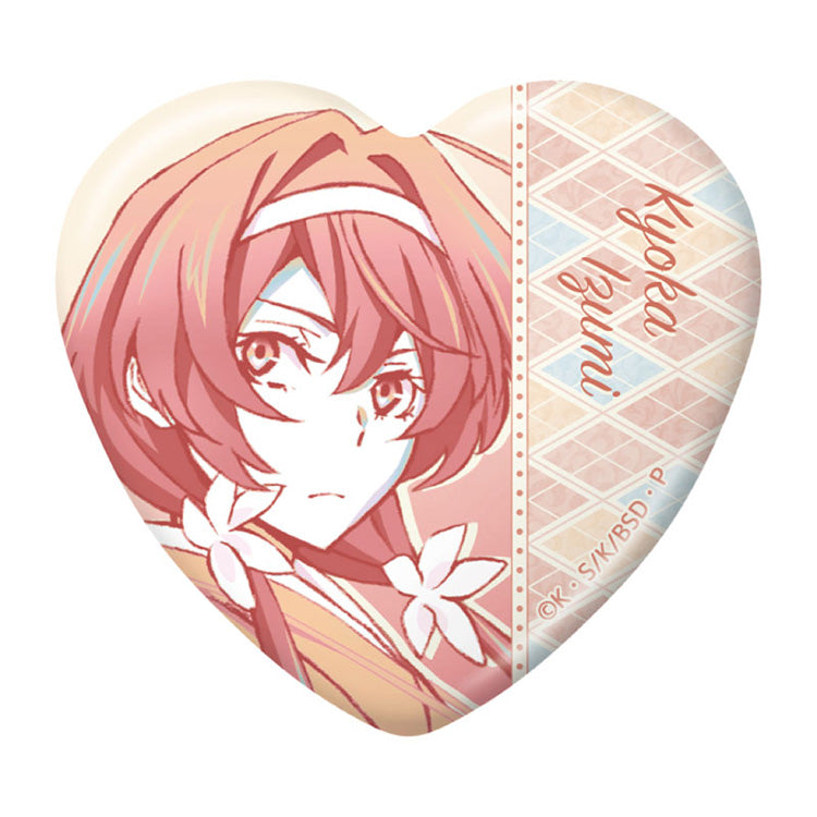 Bungo Stray Dogs Anime Merch - Trading Heart Tin Badge vol.4