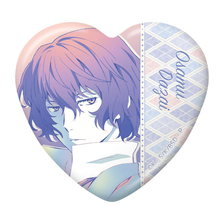 Bungo Stray Dogs Anime Merch - Trading Heart Tin Badge vol.4