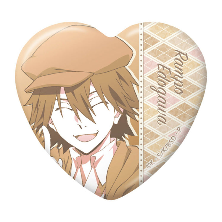 Bungo Stray Dogs Anime Merch - Trading Heart Tin Badge vol.4