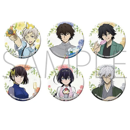 Bungo Stray Dogs Anime Merch - Character Can Badge (1 Random) - Doki Doki Land 