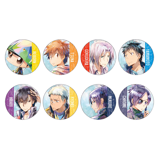 Reborn! Anime Merch - PALE TONE series Rain ver. Tin Badge Collection (1 Random) - Doki Doki Land