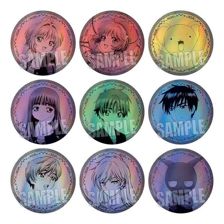 Cardcaptor Sakura 25th Anniversary Trading Holographic Can Badge