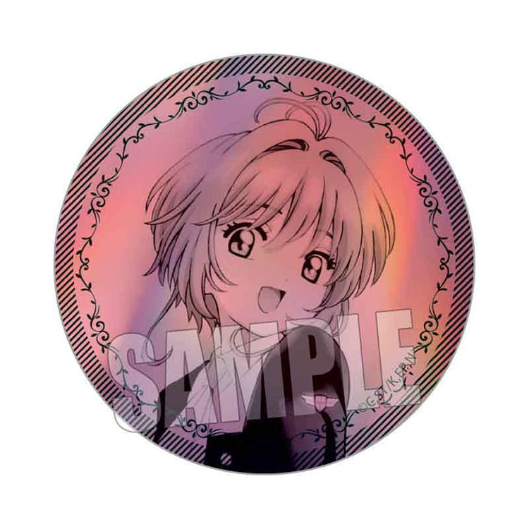 Cardcaptor Sakura 25th Anniversary Trading Holographic Can Badge