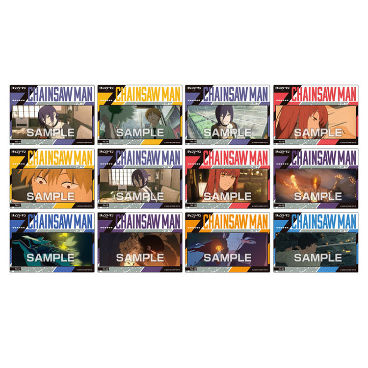 Chainsaw Man Reze Arc Clear Card Collection Gum packaging featuring collectible clear cards from the movie, available in 32 random designs.
