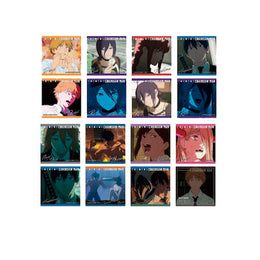 Chainsaw Man Movie Reze Arc Ensky Square Clear Cards Vol 2 featuring Denji, Reze, and Makima anime trading cards.